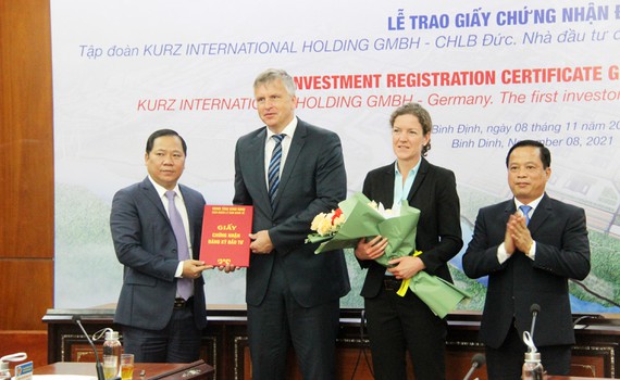 Le groupe allemand Kurz investira 40 millions de dollars à Binh Dinh